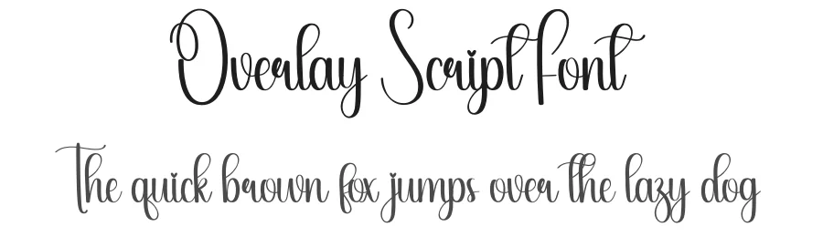 Overlay Script Font by andikastudio — Script Handwritten Font