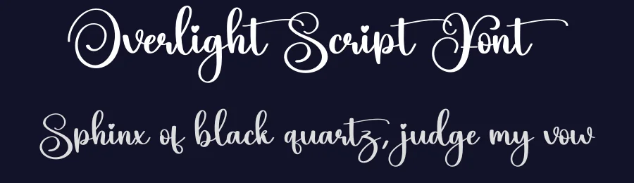Overlight Script Font by creativeletter — Script Handwritten Font — thumbnail 2