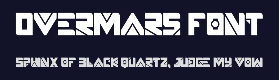 Overmars Font by figuree studio — Display Font — thumbnail 2