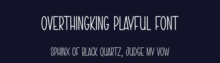 Overthingking Playful Font by andikastudio — Script Handwritten Font — thumbnail 2