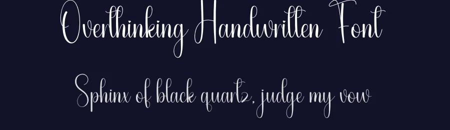 Overthinking Handwritten Font by andikastudio — Script Handwritten Font — thumbnail 2