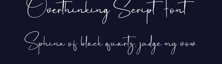 Overthinking Script Font by andikastudio — Script Handwritten Font — thumbnail 2