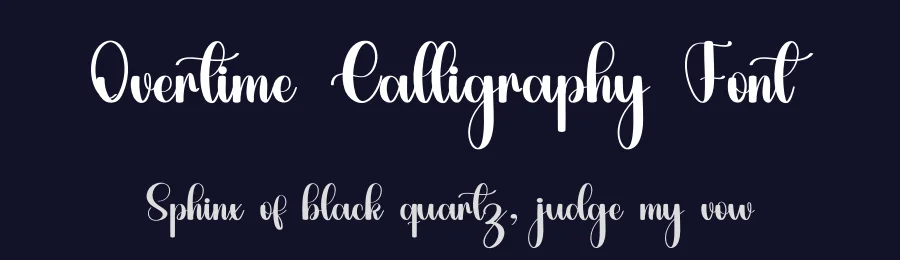 Overtime Calligraphy Font by inermediaSTUDIO — Script Handwritten Font — thumbnail 2
