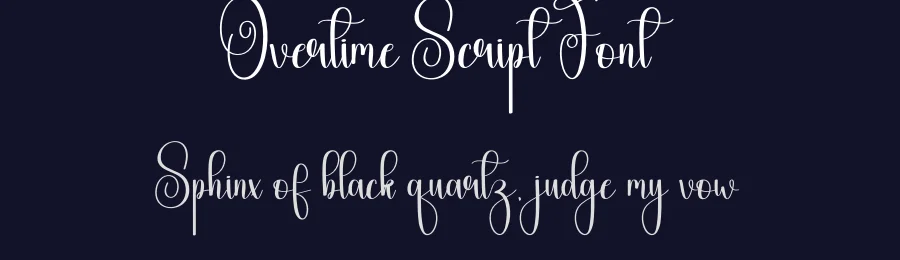 Overtime Script Font by andikastudio — Script Handwritten Font — thumbnail 2
