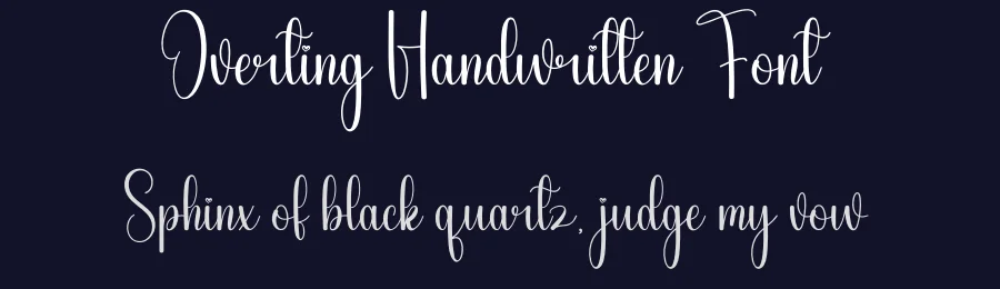 Overting Handwritten Font by andikastudio — Script Handwritten Font — thumbnail 2