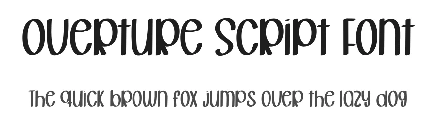 Overture Script Font by inermediaSTUDIO — Display Font