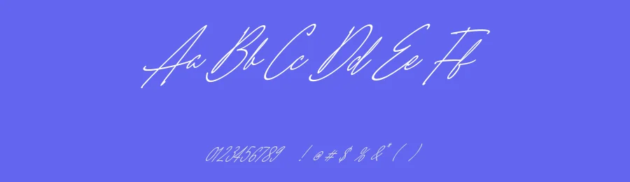 Overwatch Signature Font by exfont — Script Handwritten Font — thumbnail 3