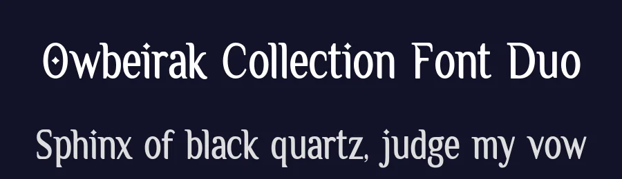 Owbeirak Collection Font Duo by Allouse.Studio — Script Handwritten Font — thumbnail 2