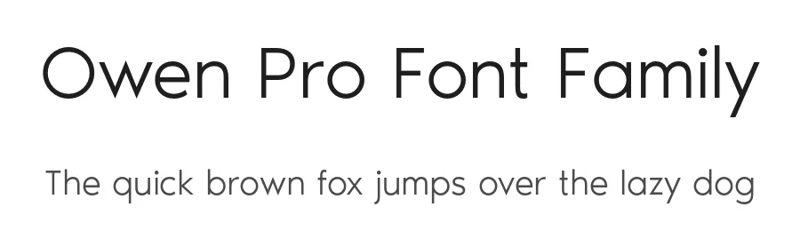 Owen Pro Font Family by Kijiji Hub — Sans Serif Font