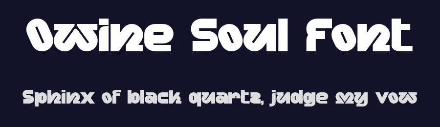 Owine Soul Font by Imoodev — Display Font — thumbnail 2