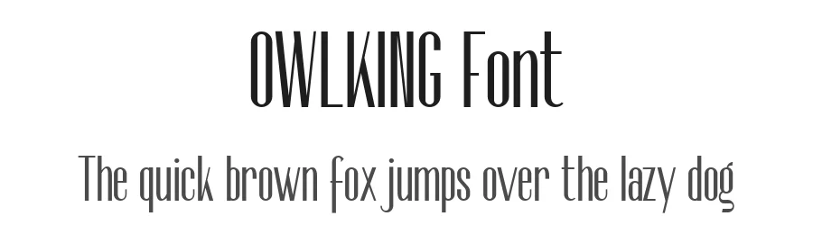 OWLKING Font by OWL KING — Sans Serif Font