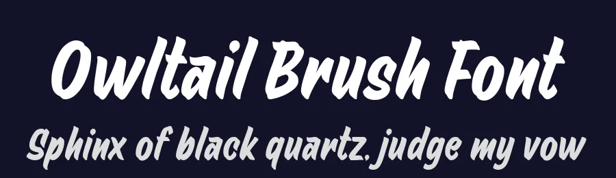 Owltail Brush Font by alit design — Script Handwritten Font — thumbnail 2