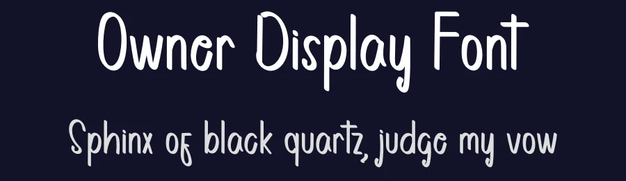 Owner Display Font by inermediaSTUDIO — Display Font — thumbnail 2