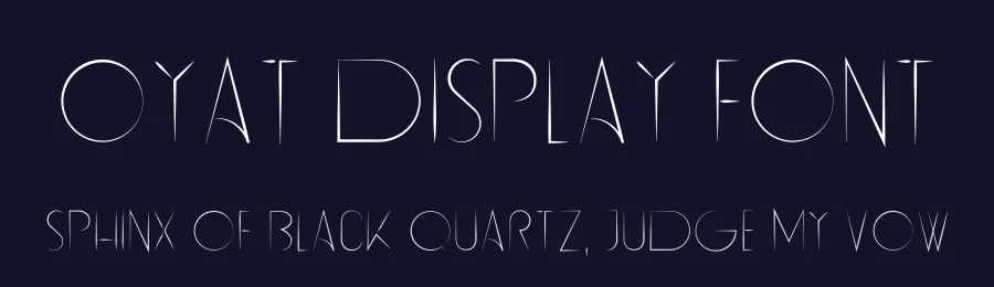 Oyat Display Font by Johann Darcel Studio — Display Font — thumbnail 2