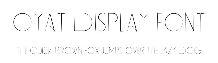 Oyat Display Font by Johann Darcel Studio — Display Font