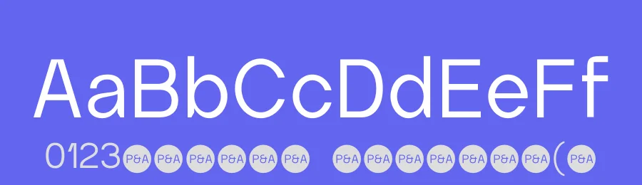 P&A Sans Font by Prominent and Affluent — Sans Serif Font — thumbnail 3