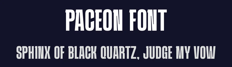 Paceon Font by Funtype — Decorative Font — thumbnail 2