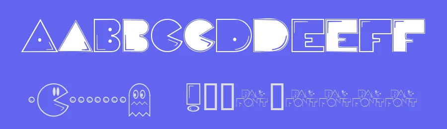 PacFont Font by Fontalicious — Display Font — thumbnail 3