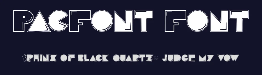 PacFont Font by Fontalicious — Display Font — thumbnail 2
