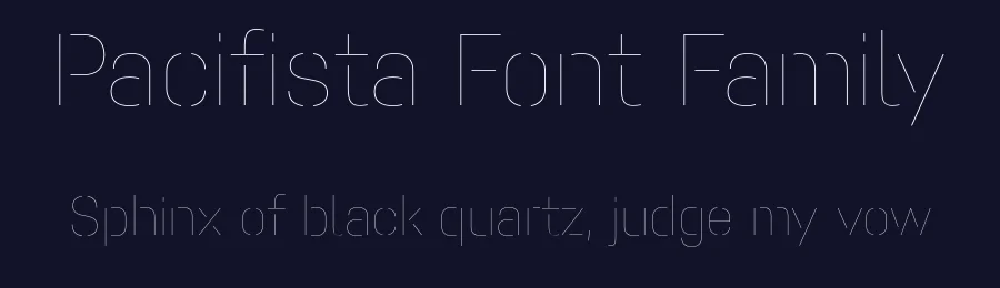 Pacifista Font Family by Suitcase Type Foundry — Sans Serif Font — thumbnail 2