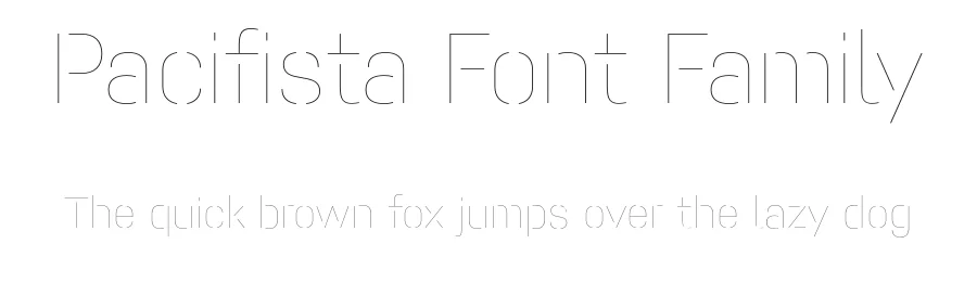 Pacifista Font Family by Suitcase Type Foundry — Sans Serif Font