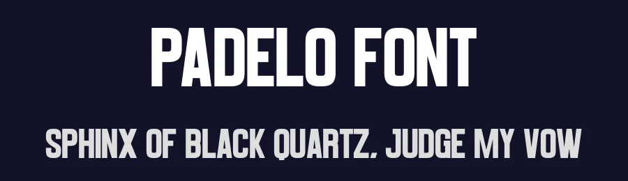 Padelo Font by Craftedtype — Decorative Font — thumbnail 2