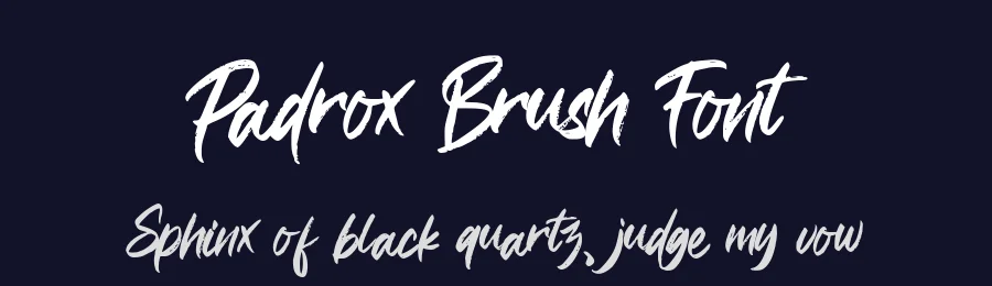 Padrox Brush Font by letterenastudios — Script Handwritten Font — thumbnail 2