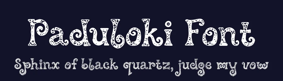 Paduloki Font by letterhanna — Decorative Font — thumbnail 2