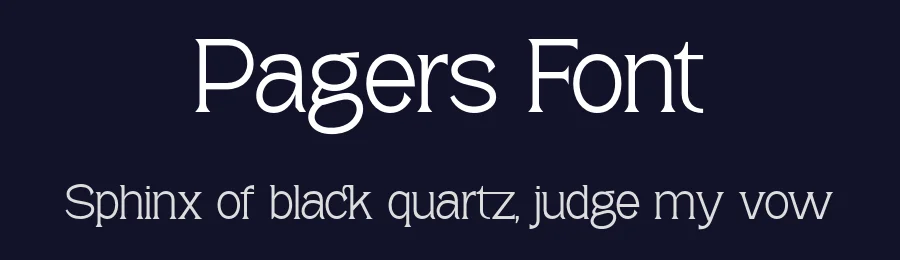 Pagers Font by tebaltipiss — Serif Font — thumbnail 2