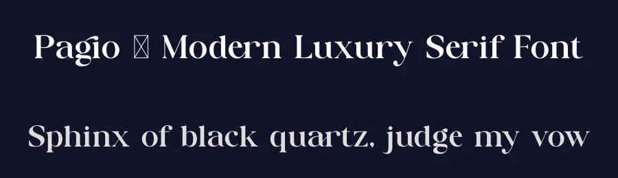 Pagio – Modern Luxury Serif Font by SURATMI — Serif Font — thumbnail 2