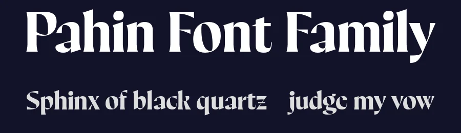 Pahin Font Family by Maksym Kobuzan — Serif Font — thumbnail 2