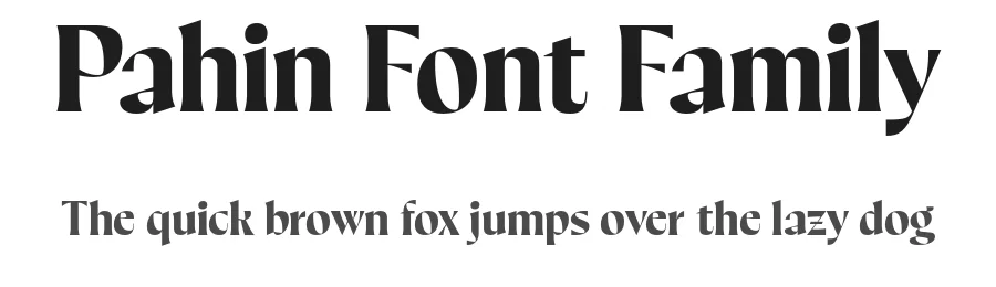 Pahin Font Family by Maksym Kobuzan โ Serif Font