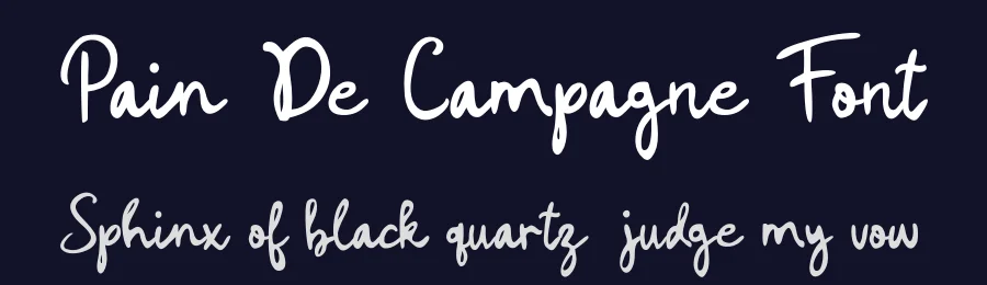 Pain De Campagne Font by ReyreyBlue — Script Handwritten Font — thumbnail 2