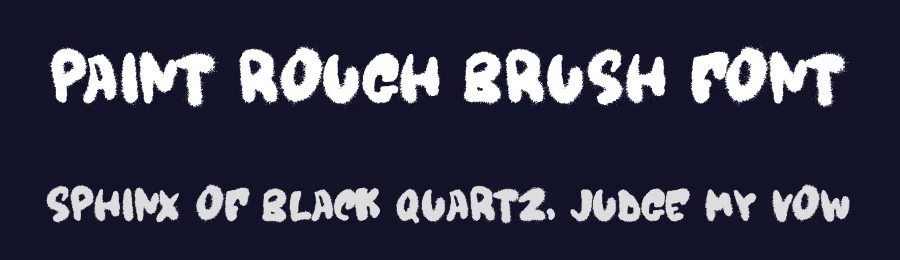 Paint Rough Brush Font by Dhabee — Script Handwritten Font — thumbnail 2