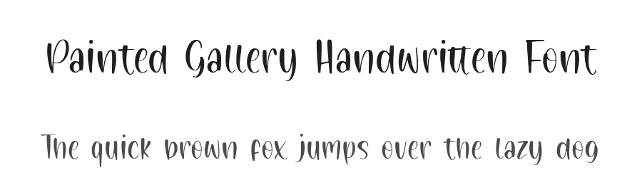 Painted Gallery Handwritten Font by balpirick — Script Handwritten Font