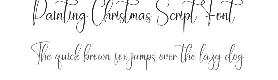 Painting Christmas Script Font by creativeletter — Script Handwritten Font