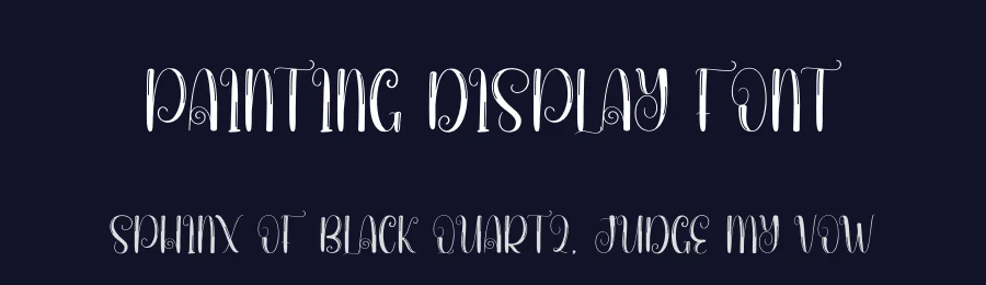 Painting Display Font by andikastudio — Display Font — thumbnail 2