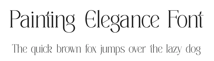 Painting Elegance Font by timelesstype.co — Serif Font