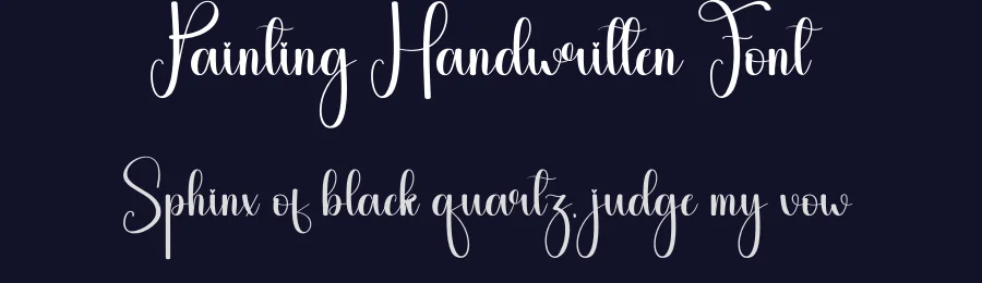 Painting Handwritten Font by andikastudio — Script Handwritten Font — thumbnail 2