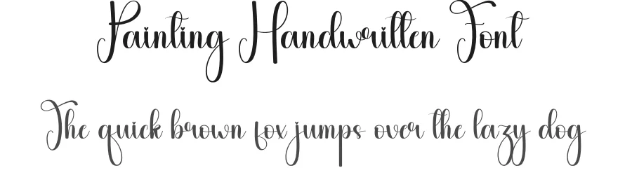 Painting Handwritten Font by andikastudio — Script Handwritten Font
