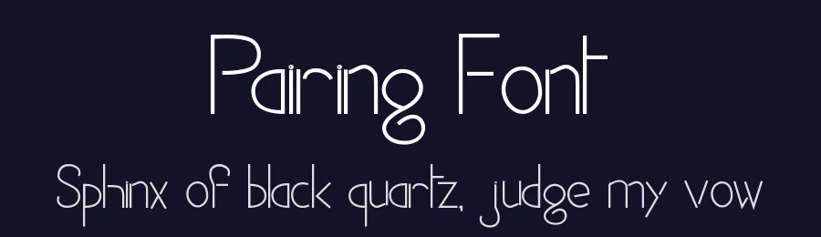 Pairing Font by Letternesia studio — Display Font — thumbnail 2