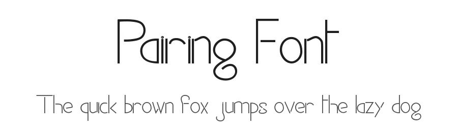 Pairing Font by Letternesia studio โ Display Font