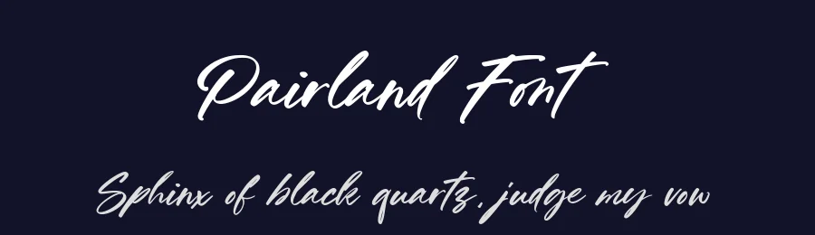 Pairland Font by balpirick — Script Handwritten Font — thumbnail 2