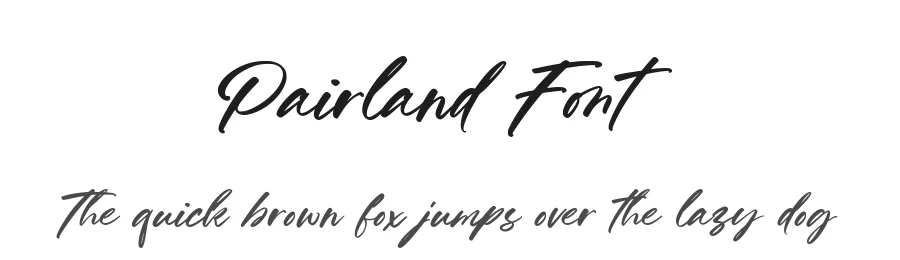 Pairland Font by balpirick — Script Handwritten Font
