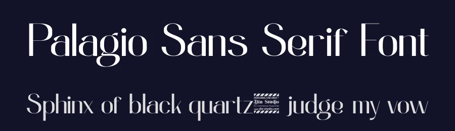Palagio Sans Serif Font by Din Studio — Sans Serif Font — thumbnail 2