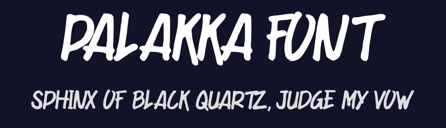 Palakka Font by majelis art — Decorative Font — thumbnail 2