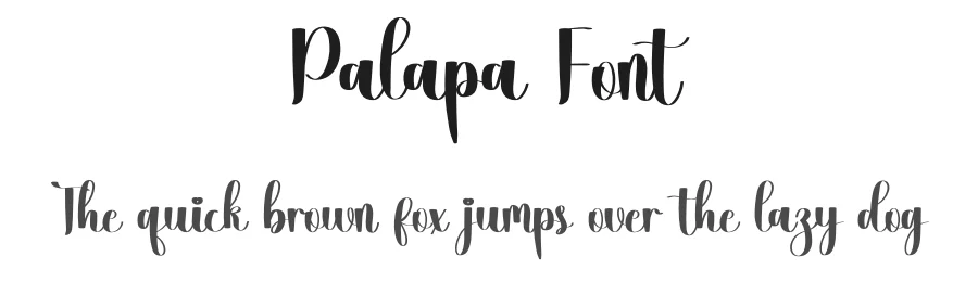Palapa Font by freshtypeink — Script Handwritten Font