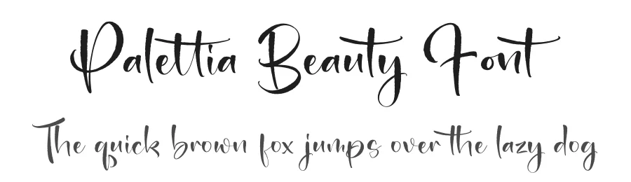 Palettia Beauty Font by letterfabric — Script Handwritten Font