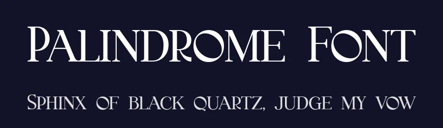 Palindrome Font by UICreative — Serif Font — thumbnail 2