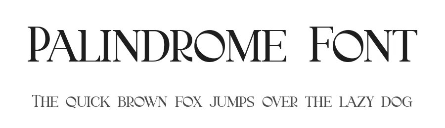 Palindrome Font by UICreative — Serif Font